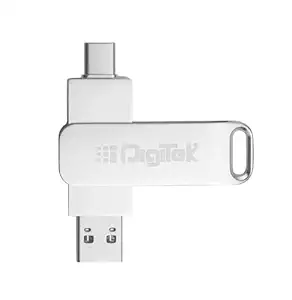 Digitek (DDUD 32G V3.2) Metal Body 32GB Storage 3.2V Dual Drive Flash Drive, USB-A & Type-C