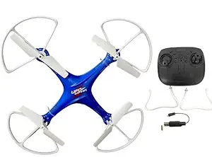 Jack Royal Copter Without Camera With 6-Axis Gyro, Flashy Lights & 360 Degree Rolling Function | Altitude Hold RC Drone Flying Quadcopter - (Random Color)