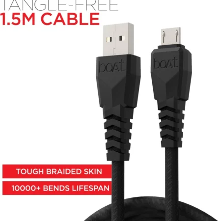 Boat Micro USB Cable 3 A 1.5 m Micro USB 50