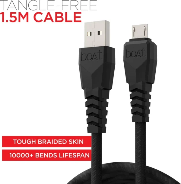Boat Micro USB Cable 3 A 1.5 m Micro USB 50